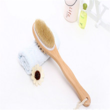 nouvelle conception masseur bain en bois double brosse de nettoyage du visage